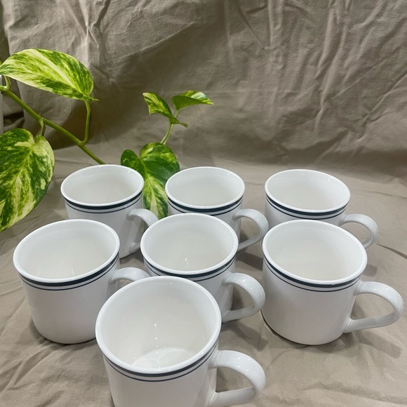 Totally Today Coffee cup Blue Dual Stripe - Picture 9 of 15